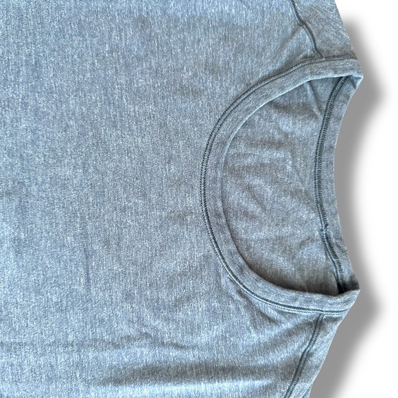 Lululemon the Fundamental Shirt Short Sleeve Men’s Blue Gym Running Athletic Tee - Picture 4 of 10